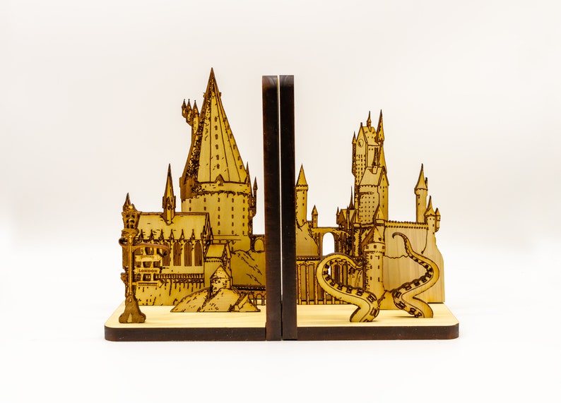 Bookends Magical Fantasy Castle, Magic, Magicians, Wizards, Witches image 2