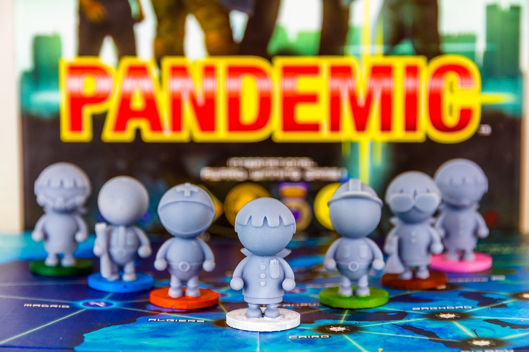 Pandemic Iberia Miniatures Pawns Miniatures Markers Meeples 