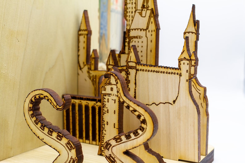 Bookends Magical Fantasy Castle, Magic, Magicians, Wizards, Witches image 5