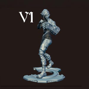 VI - Violet - Arcane League of Legends Resin 3D model kit