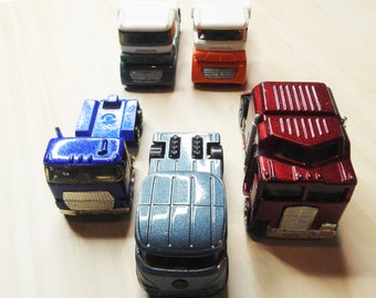 Unique Vintage Hot Wheels Collection: Exceptional Semi Trucks and Dragon Destroyer Models