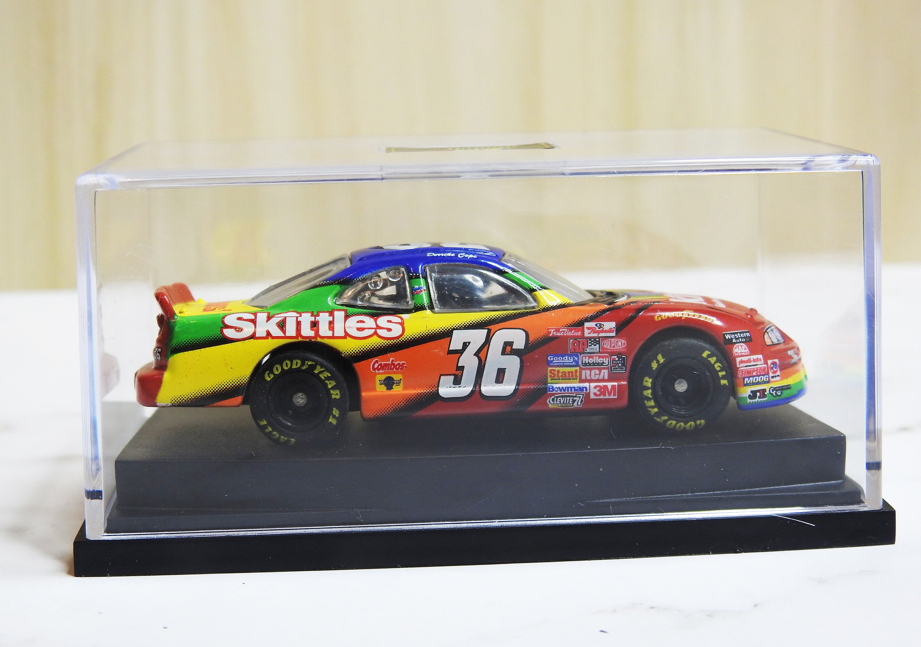 Vintage 1997 Revell NASCAR #36 Derrick Cope Skittles Pontiac Grand 