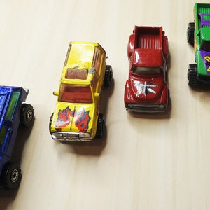 Vibrant Vintage Matchbox & Hot Wheels 4x4 Collection - Used Condition