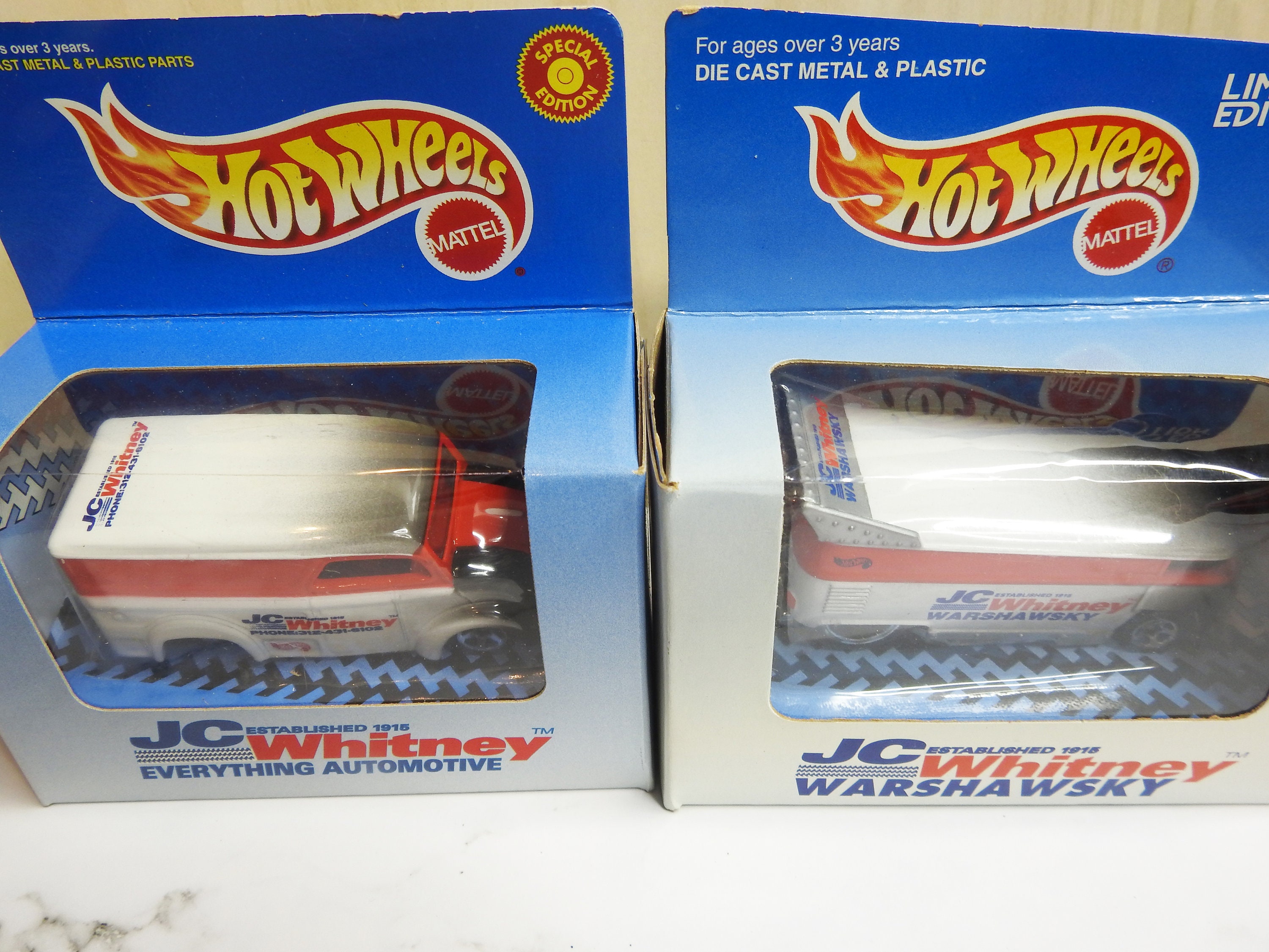 Hot Wheels 1996 JC Whitney VW Drag Bus Limited Edition