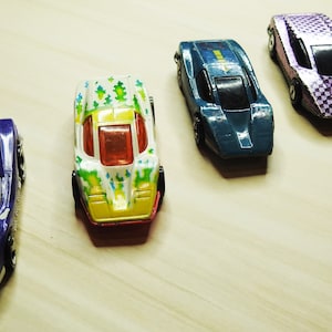 1974 Vintage Hot Wheels Silver Bullet Collection - Colorful Die Cast Cars - Used Condition