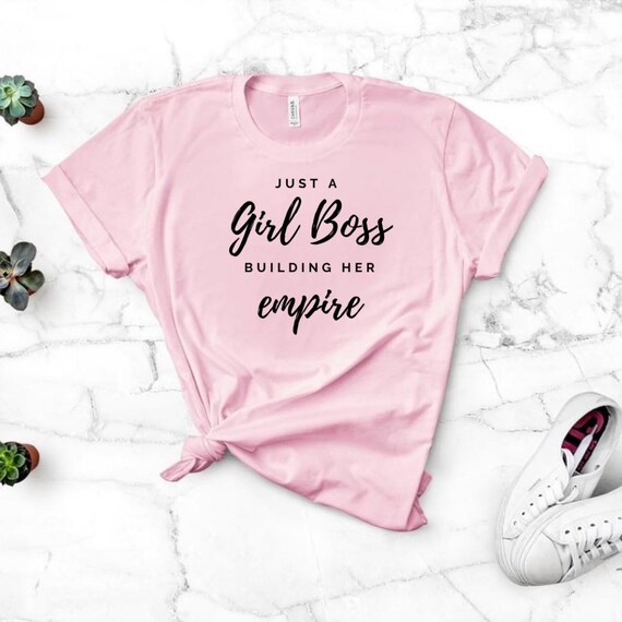 Girl Boss Tee Etsy