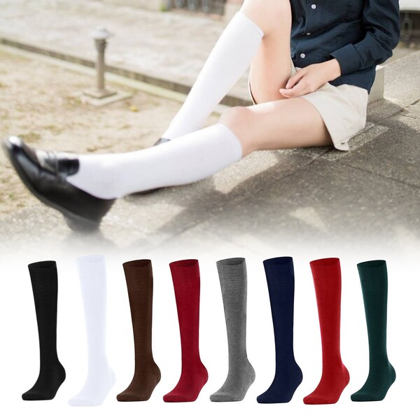School Uniform Knee High Socks Etsy