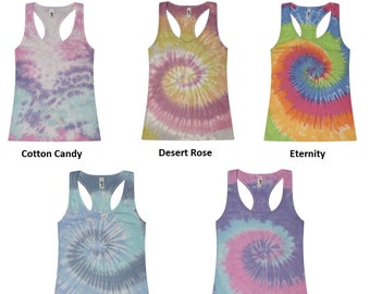 Batik Racerback Tank Tops Erwachsenengrößen (XS S M L XL 2XL)