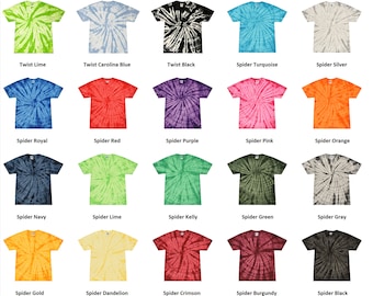 Tie Dye Shirt Tonal Adult Sizes (S M L XL 2XL 3XL) Unisex 100% Cotton