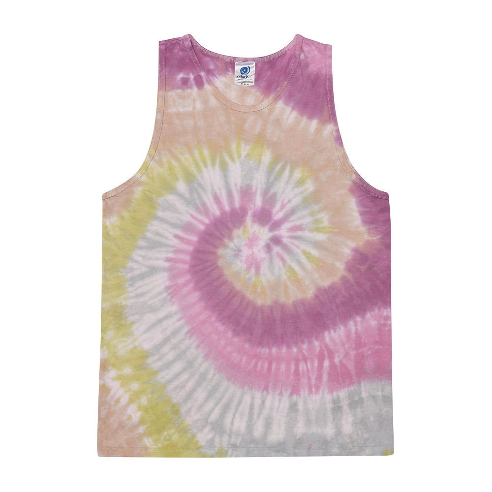 Tie Dye Tank Tops Adult Sizes (S M L XL 2XL 3XL) Unisex 100