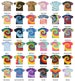Tie Dye Shirt Adult Sizes (S M L XL 2XL 3XL) Unisex 100% Cotton 