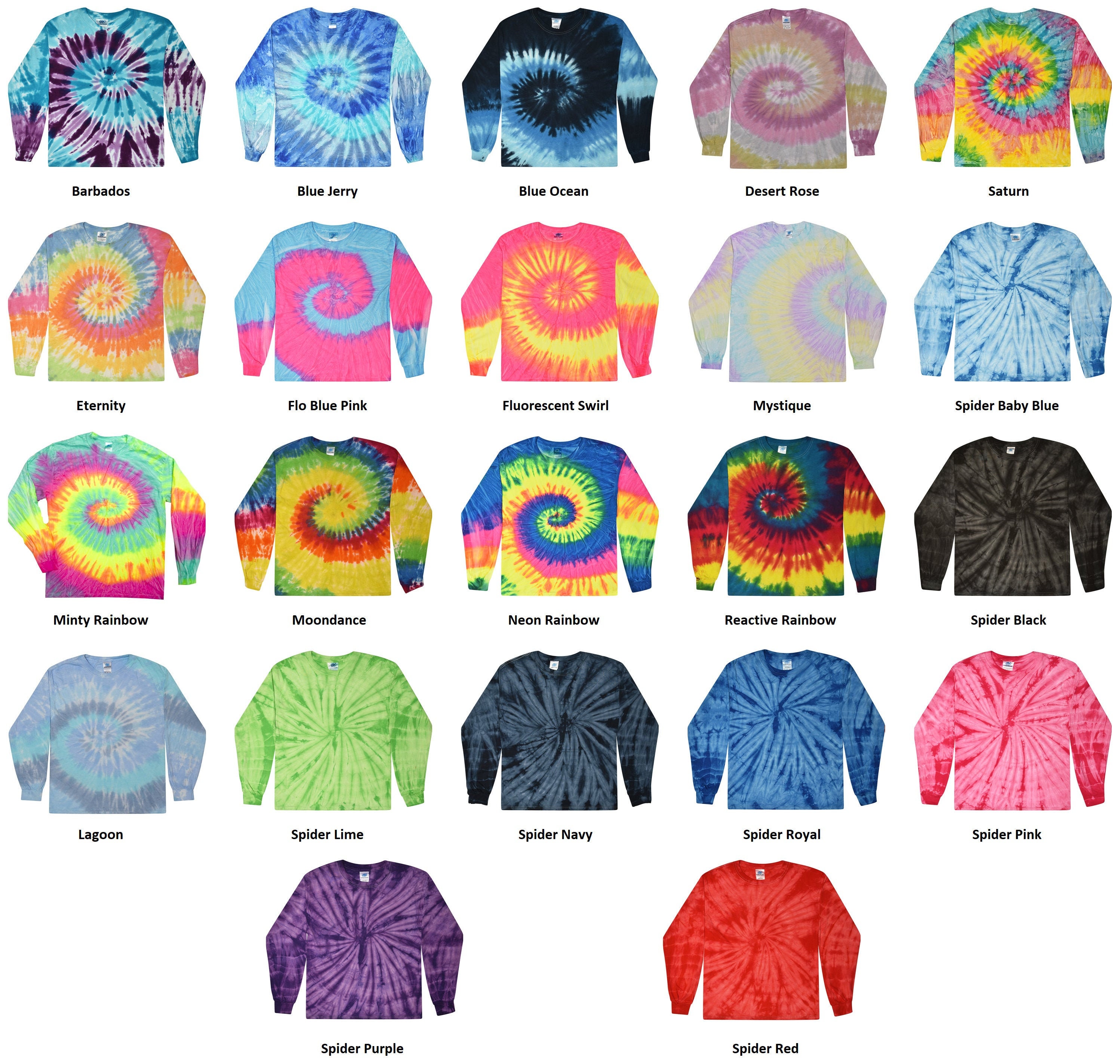 Tie dye longsleeve hotsell