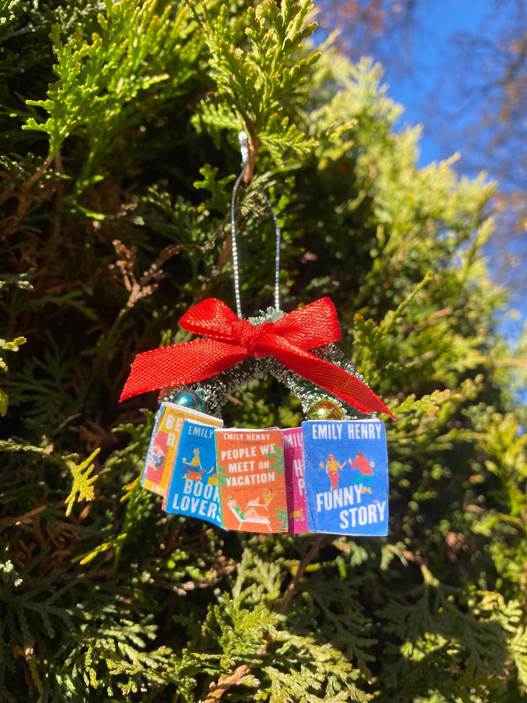 Emily Henry Ornament Custom Book Ornament Book Lover Gift Booktok Gift