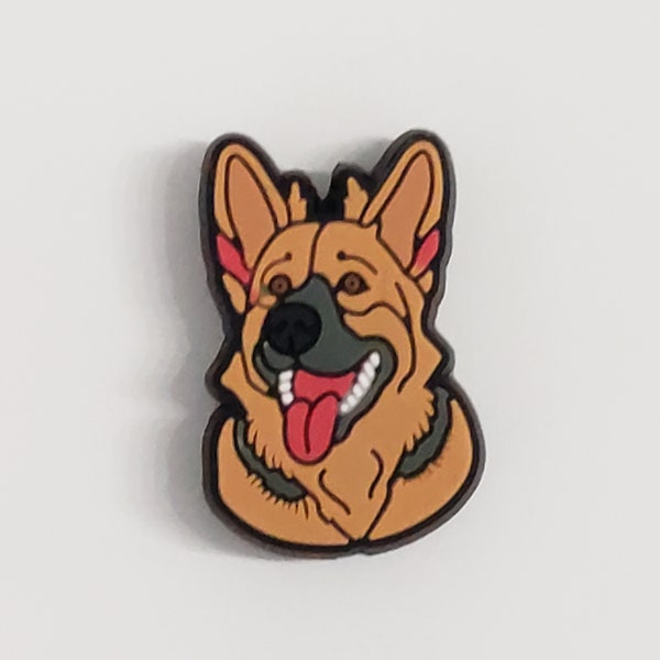 German Shepard Silicone Focal Bead