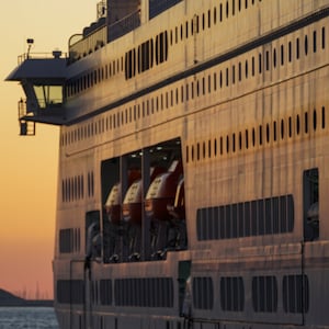 Foto saliendo del ferry hacia Argelia Marsella Francia