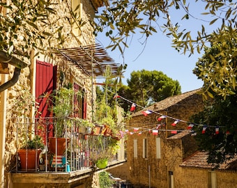 Photo Feeling like the South of France, Puymeras Drome provençale France Large format Home decoration