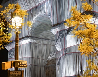 Arc de Triomphe emballé de Christo, Paris - Impression photo Premium