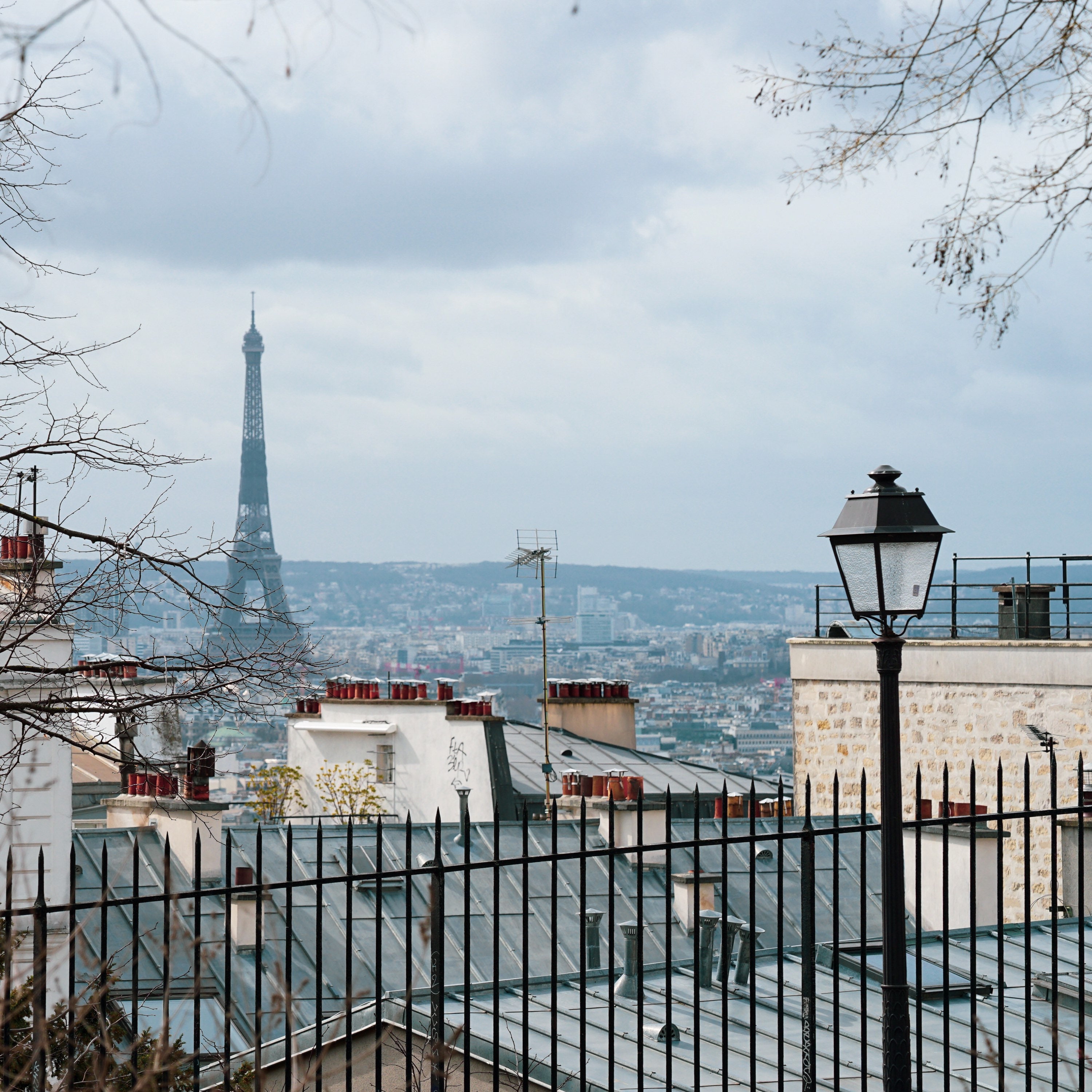 Photo View From Montmartre II Eiffel Tower Paris Collection Etsy