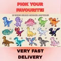Kemono Dinosaur Adopts | Unique Furry Character Designs | High-Res Transparent PNG | 2000x2000px Digital Download product logo