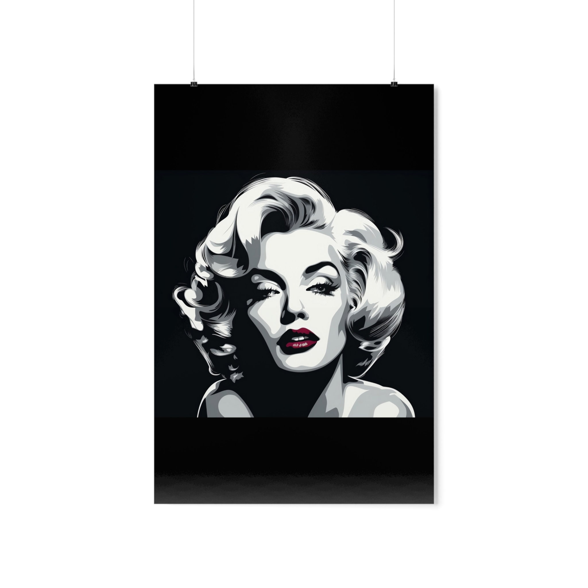 Marilyn Monroe-inspired Poster Vintage Hollywood Wall Art - Etsy