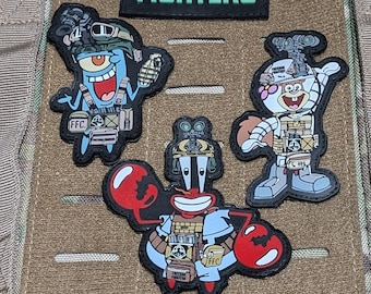 Freedom Fighters Tactical Underwater TRIO PVC Patch Pack