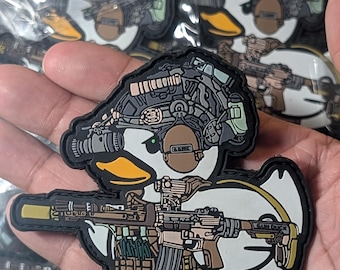 Gun Duck Freedom Fighters Collaboration PVC Patch | Limited Edition Tactical Collectible