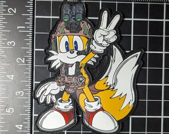 Freedom Fighters Hedgehog Two PVC Patch