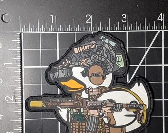 Gun Duck Freedom Fighters Collaboration PVC Patch | Limited Edition Tactical Collectible