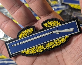 Army Master Combat InfantrymanBadge (PVC Patch) U.S. Army Infantry Grunts - (Variation Military Patch)