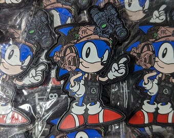 Freedom Fighters Hedgehog One PVC Patch