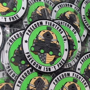 FREEDOM FIGHTERS PVC Patch (Tan)