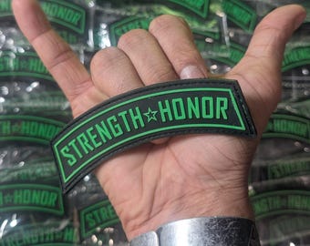 FFC. STRENGTH & HONOR Pvc Patch