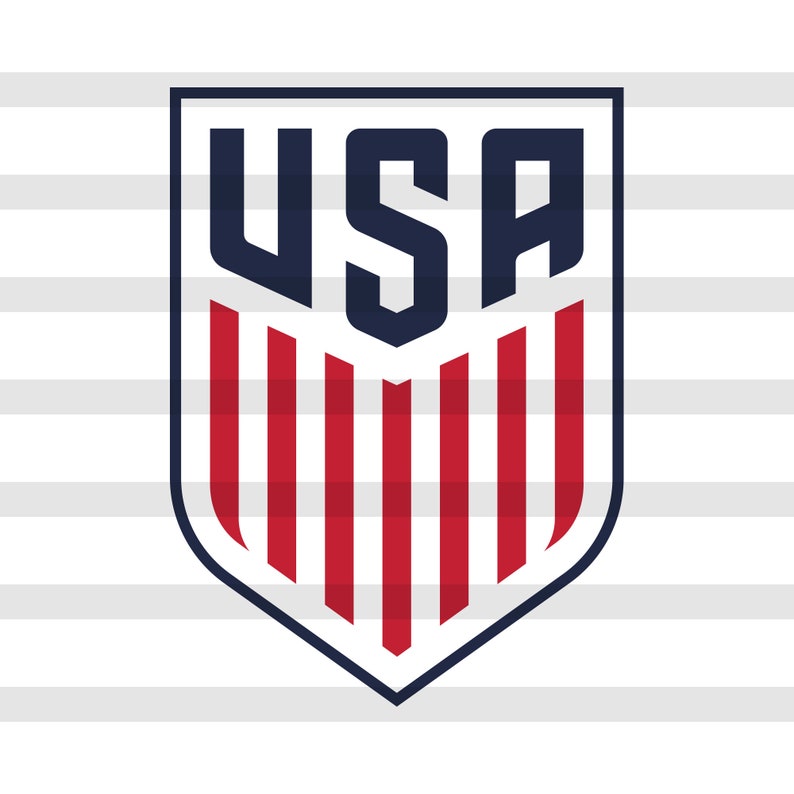 USA Soccer logo svg Voetbal svg Voetbal logo team svg | Etsy