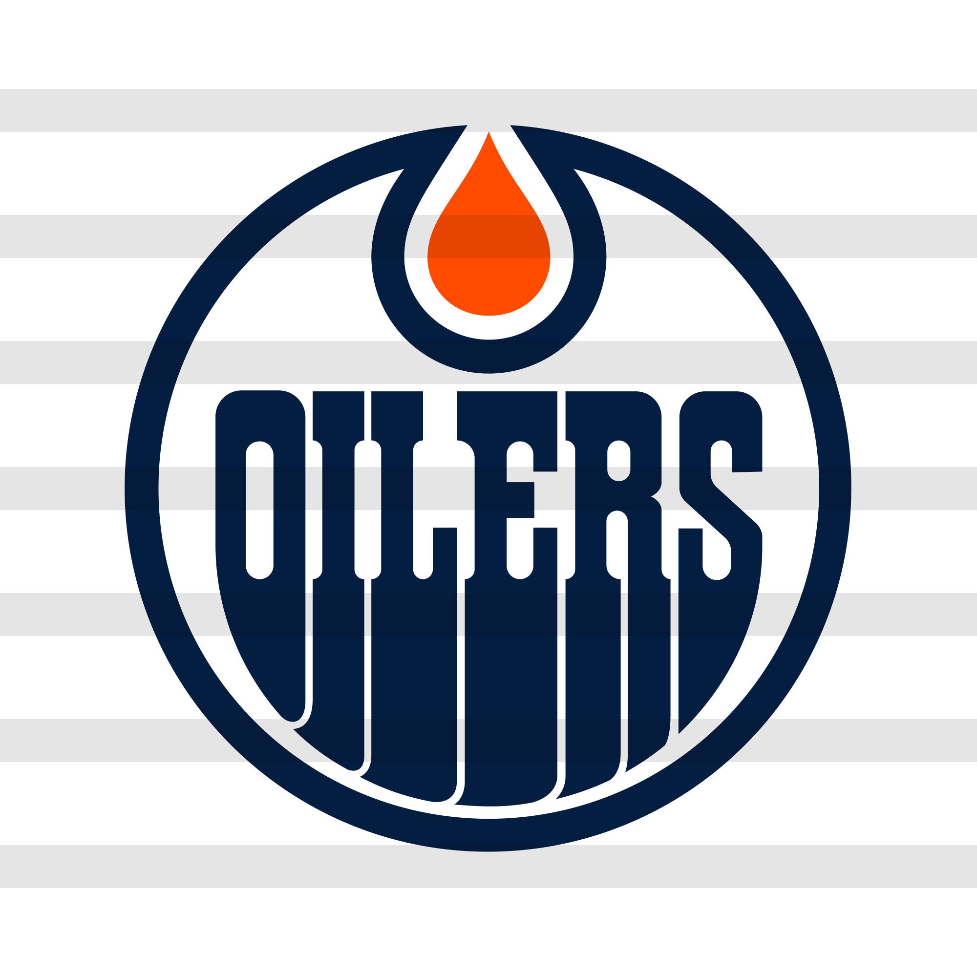 Edmonton Oilers logo svg Hockey NHL logo team svg dxf Etsy