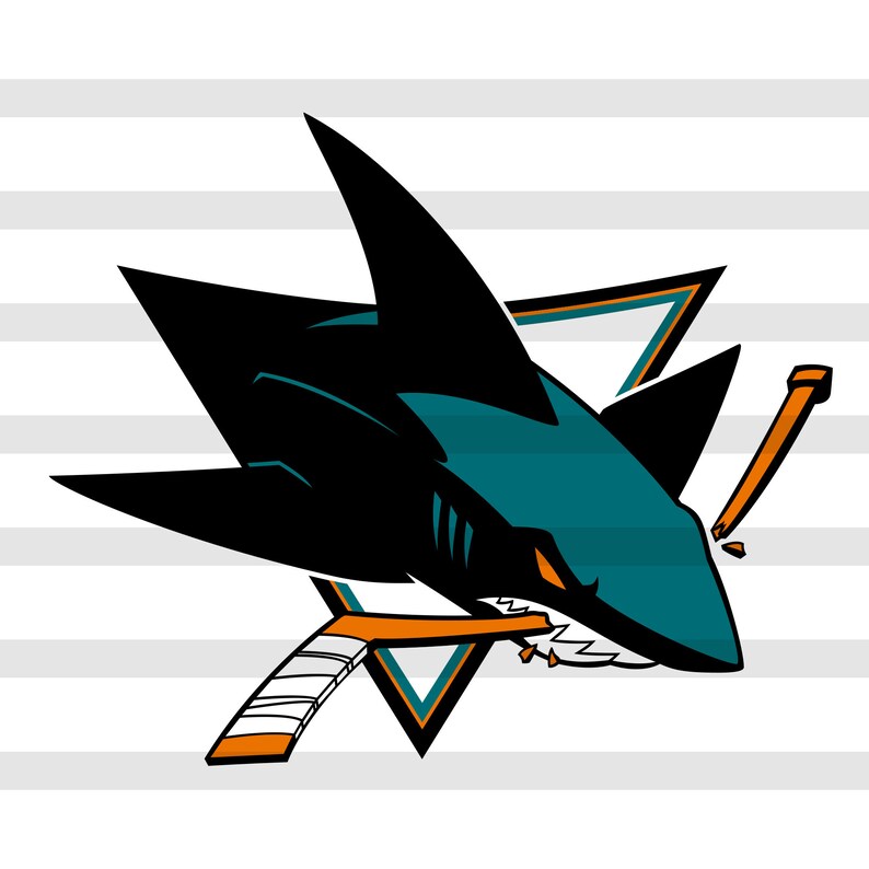 San Jose Sharks logo svg Hockey NHL logo team svg dxf | Etsy