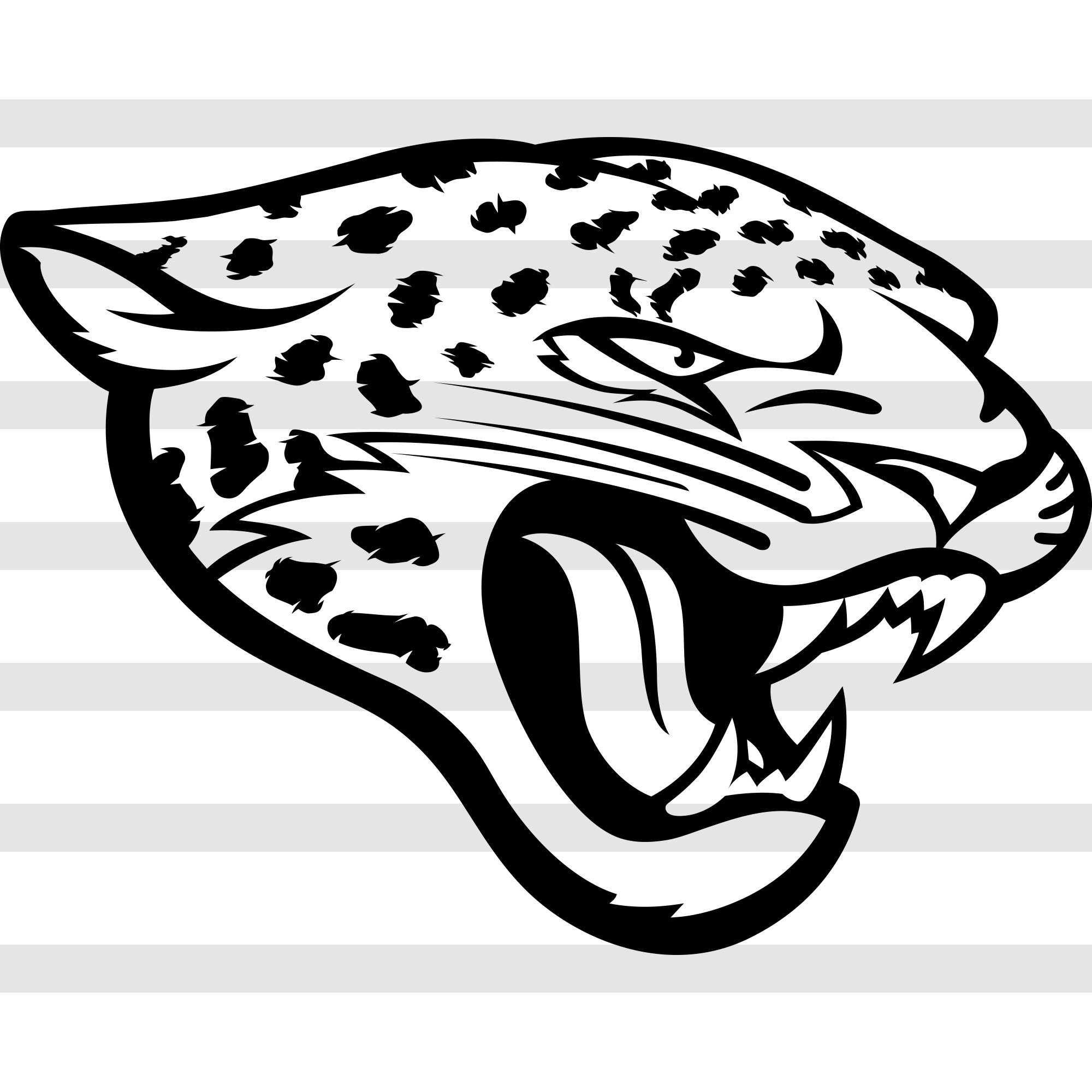 Jacksonville Jaguars logo svg Football NFL logo Black and Etsy