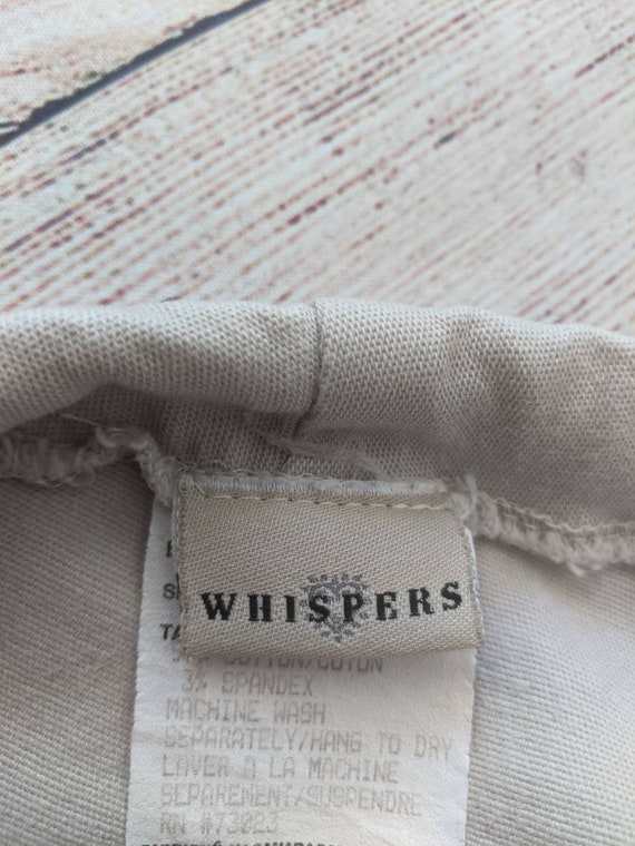 90s "Whispers" Khaki Casual Pants - image 4