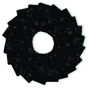 Tula Pink Fairy Flakes - Ink 10&quot; Layer Cake