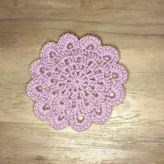 Crochet Coasters Handmade Coaster Set New Home Gift Summer Etsy
