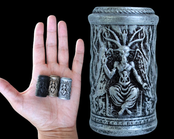 Baphomet Statue 3D Printed Resin High Quality Details Figurine Altar Sculpture Talisman Token Pocket Charm Amulet Trinket Miniature Gift