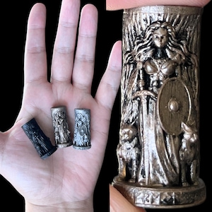 Freyja Freya Statue Asatru Yggdrasil Athena Nordic Divination Portable Altar 3D Printed Resin High Quality Details Figurine Sculpture Charm
