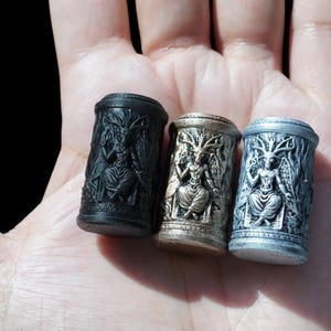 Baphomet Statue 3D Printed Resin High Quality Details Figurine Altar Sculpture Talisman Token Pocket Charm Amulet Trinket Miniature Gift image 5