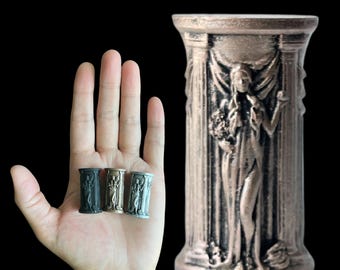 Persephone Statue Sculpture 1.3 inch Greek Mythology Goddess Portable Travel Altar Statue For Pocket Shrine, 3D Printed Resin Miniature
