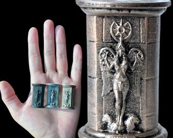 Ishtar Amulet Token 3D Printed Resin High Quality Details Figurine Talisman Charm Sculpture Trinket For Travel Altar Witch Gift Statue