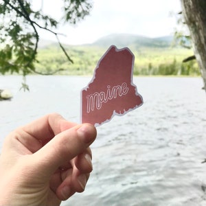 Maine State Sticker