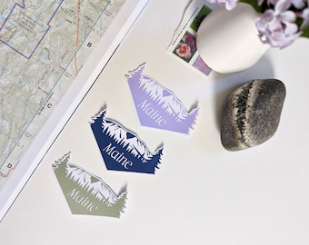 Maine Katahdin Mountain Sticker