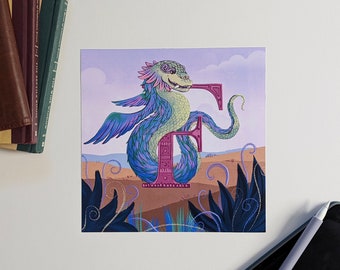 Mythical Alphabet Letter F