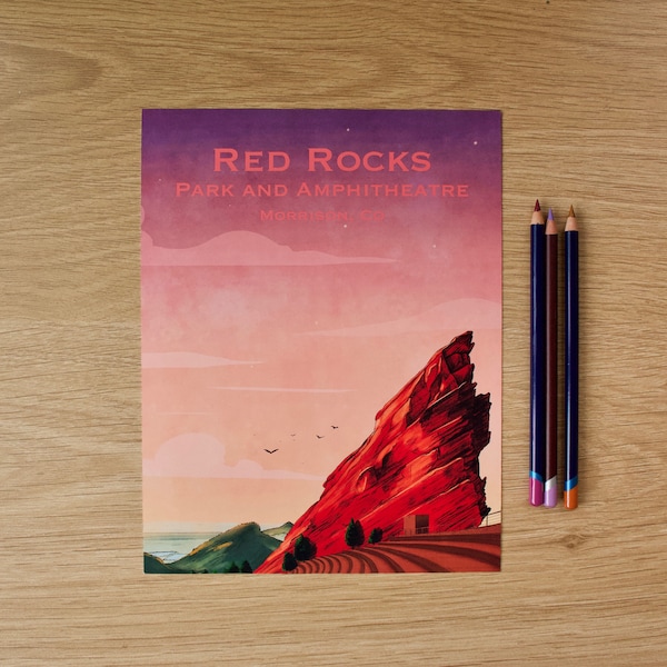 Red Rocks - Etsy
