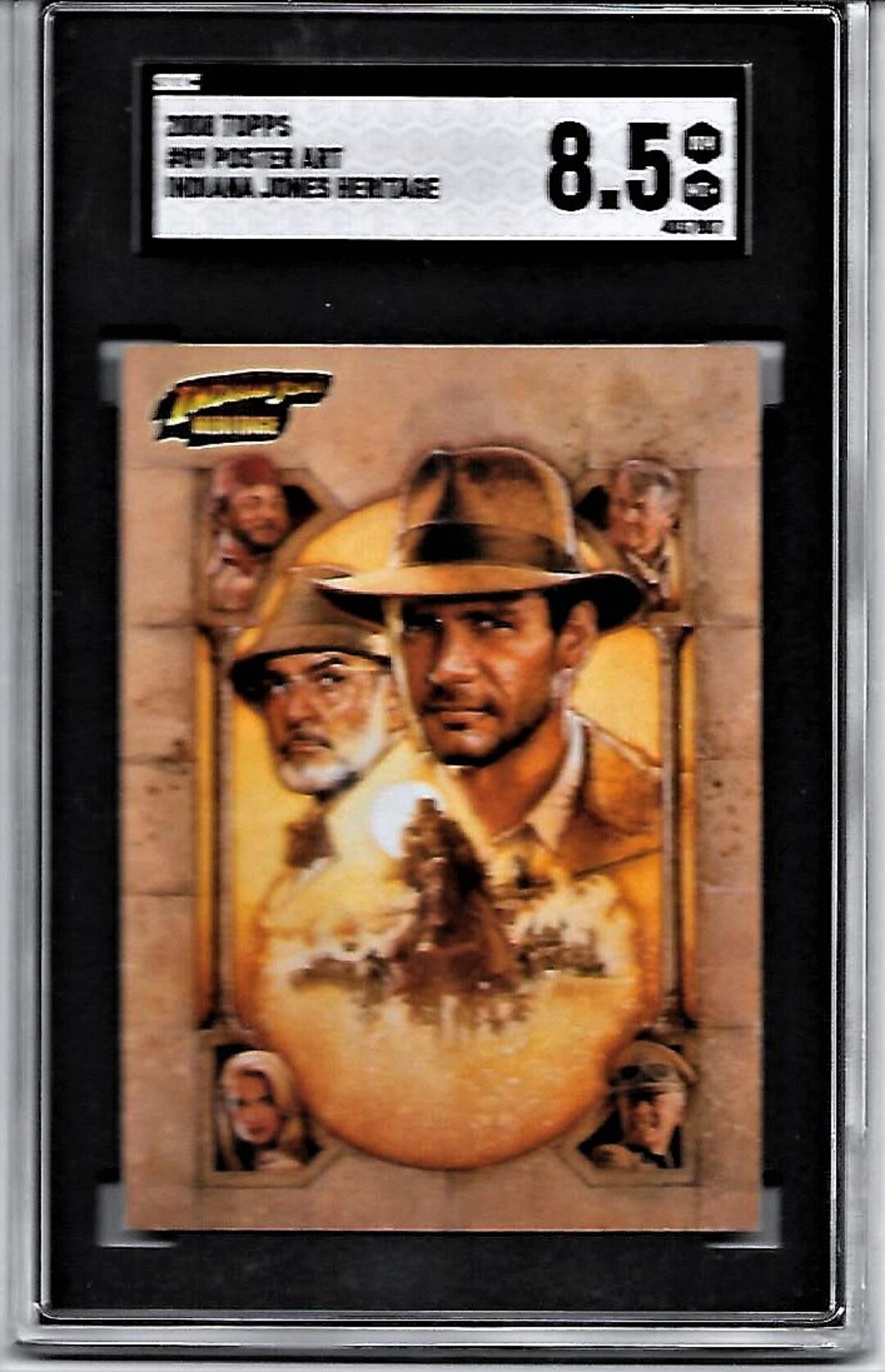 Original Movie Poster "the Last Crusade" Card#89 2008 Topps SGC 8.5 NM ...