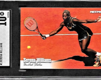 Serena Williams Rookie card #1 Netpro 2003 SGC 10 Gem Mint
